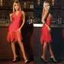 Яркое красное клубное платье CL085-RED